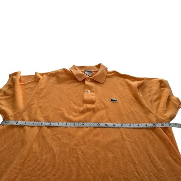 Lacoste Men's Orange Classic Polo Shirt size 5 (Medium) - Picture 6 of 10